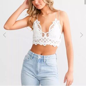 Free People Adela Lace Bralette